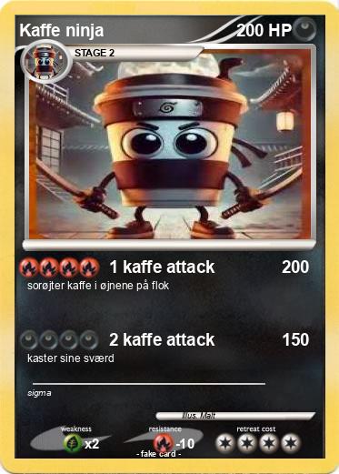 Pokemon Kaffe ninja