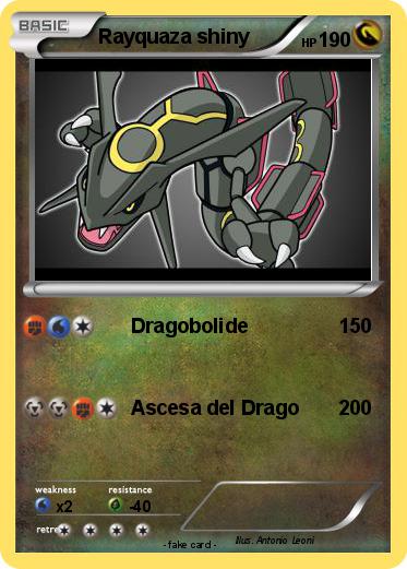 Pokemon Rayquaza shiny
