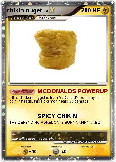 Pokemon chikin nuget
