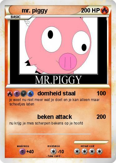 Pokemon mr. piggy