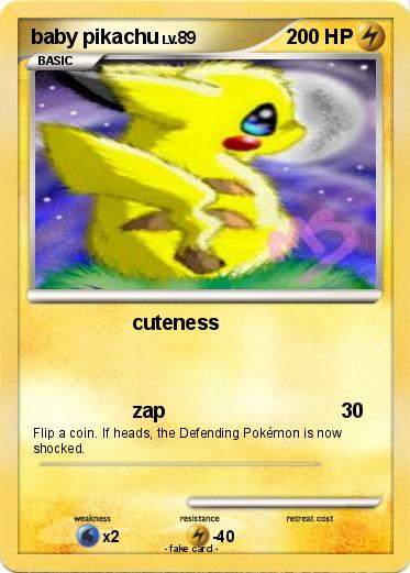 Pokemon baby pikachu
