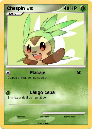 Pokemon Chespin