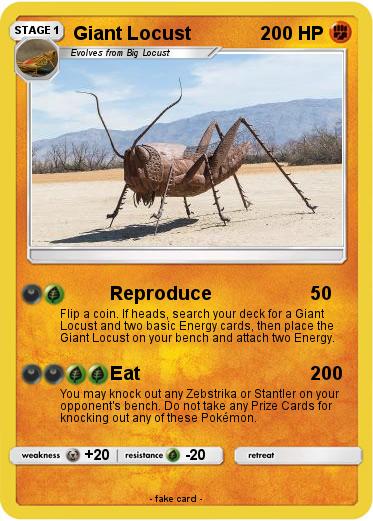 Pokemon Giant Locust