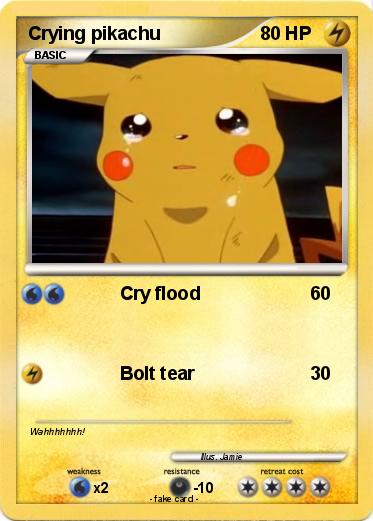 Pokemon Crying pikachu
