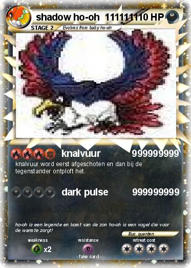 Pokemon shadow ho-oh  111111