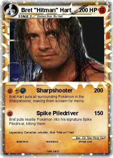 Pokemon Bret "Hitman" Hart