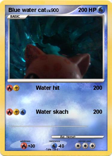 Pokemon Blue water cat