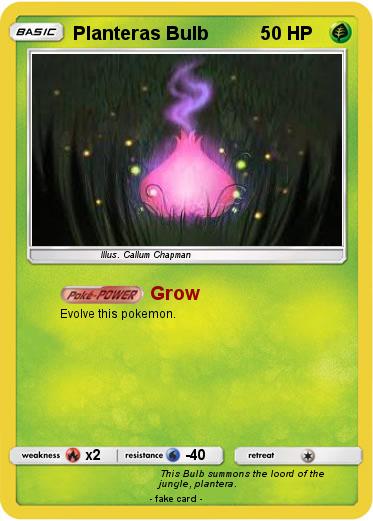 Pokemon Planteras Bulb