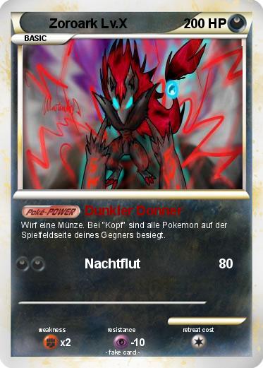 Pokemon Zoroark Lv.X