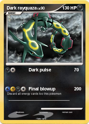 Pokemon Dark rayquaza
