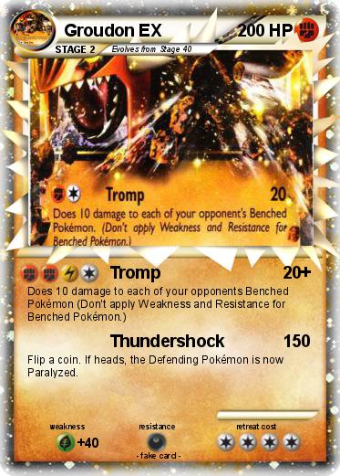 Pokemon Groudon EX