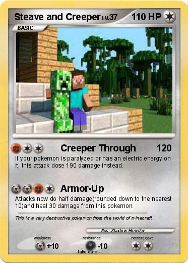 Pokemon Steave and Creeper