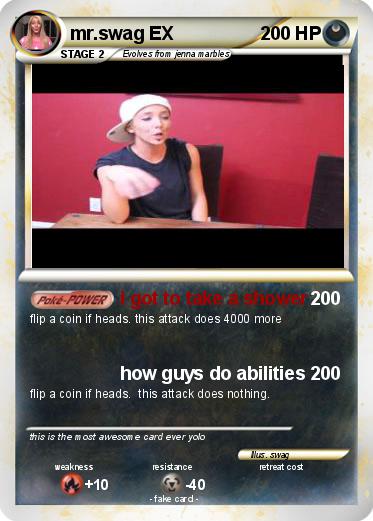 Pokemon mr.swag EX