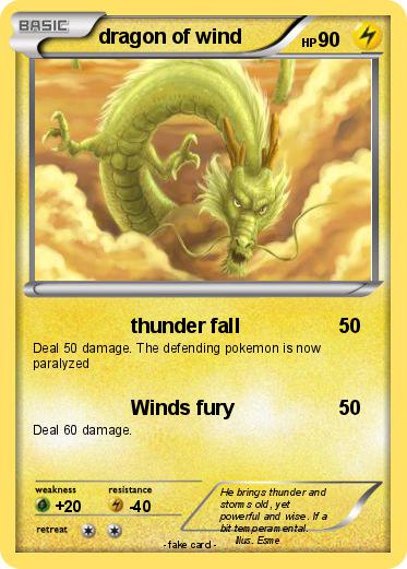 Pokemon dragon of wind