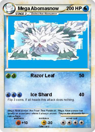 Pokemon Mega Abomasnow