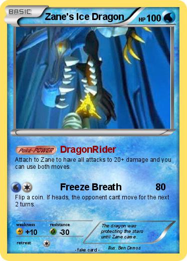 Pokemon Zane's Ice Dragon