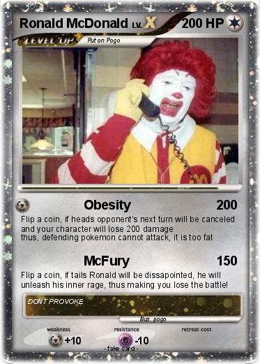 Pokemon Ronald McDonald
