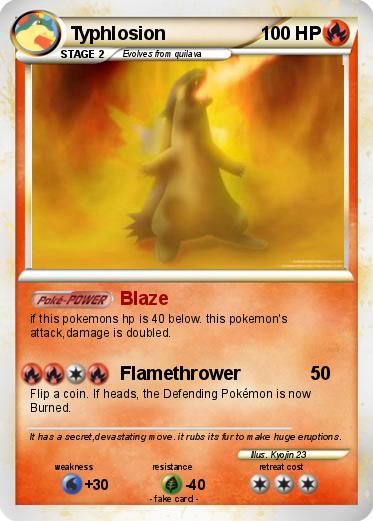Pokemon Typhlosion