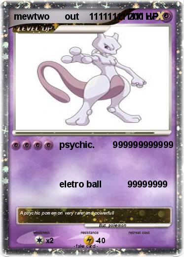 Pokemon mewtwo      out    111111111111