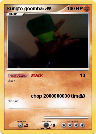 Pokemon kungfo goomba