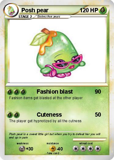 Pokemon Posh pear
