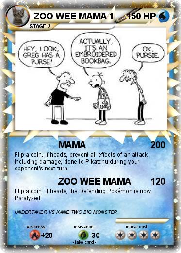 Pokemon ZOO WEE MAMA 1
