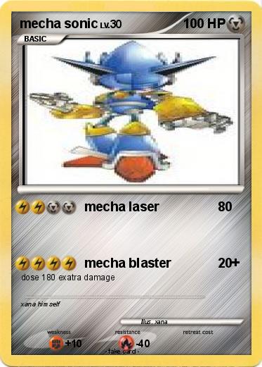 Pokemon mecha sonic