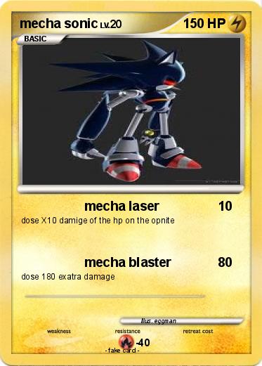 Pokemon mecha sonic