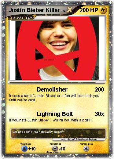Pokemon Justin Bieber Killer