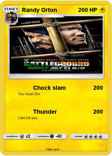 Pokemon Randy Orton