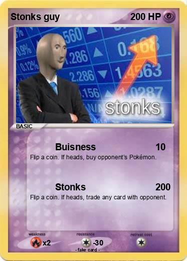 Pokemon Stonks guy