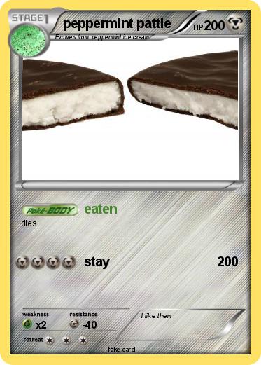 Pokemon peppermint pattie
