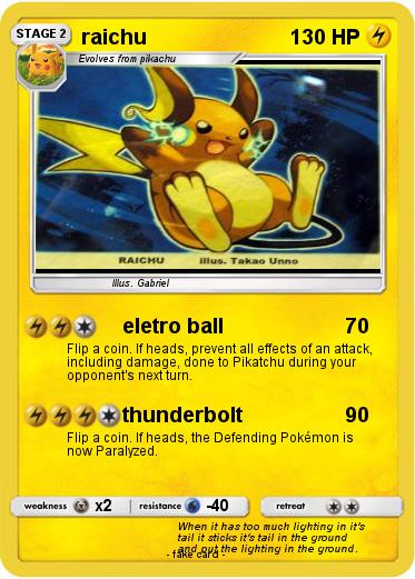 Pokemon raichu