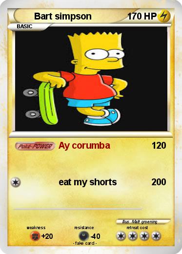 Pokemon Bart simpson