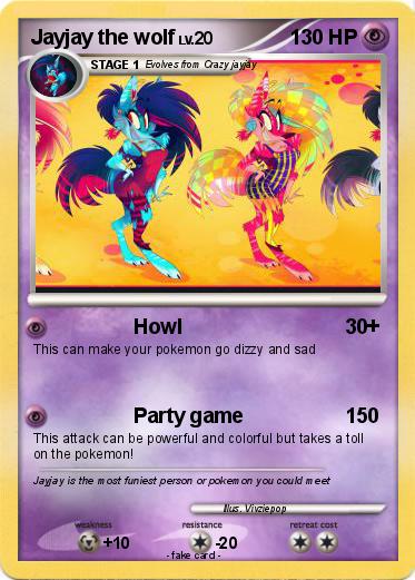 Pokemon Jayjay the wolf