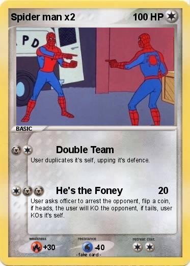 Pokemon Spider man x2