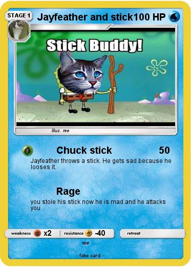Pokemon Jayfeather and stick
