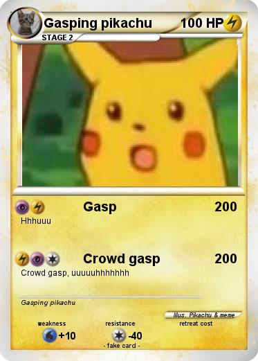 Pokemon Gasping pikachu