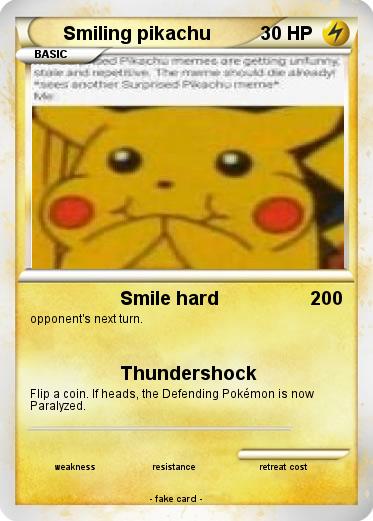 Pokemon Smiling pikachu