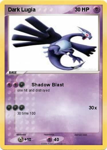 Pokemon Dark Lugia