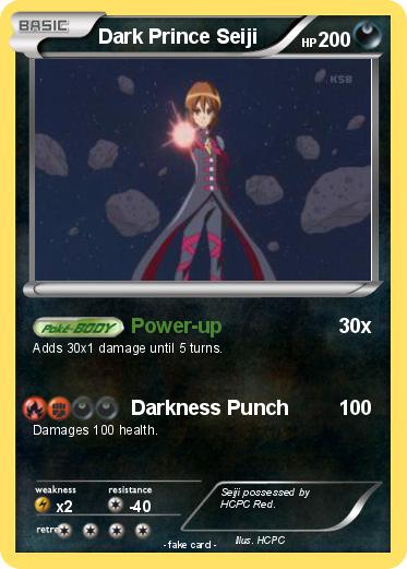 Pokemon Dark Prince Seiji