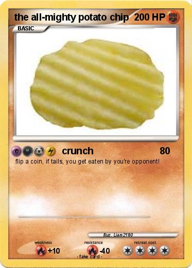 Pokemon the all-mighty potato chip