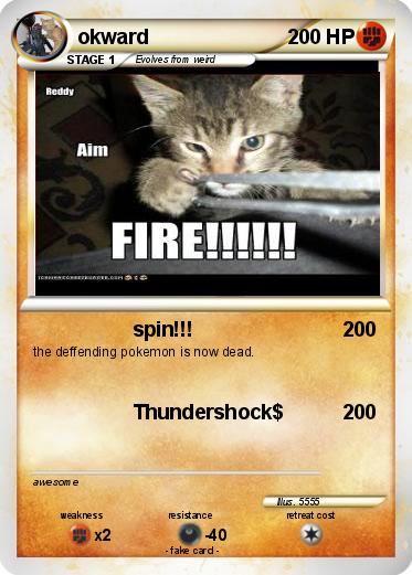 Pokemon okward