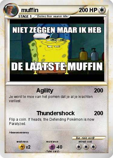 Pokemon muffin