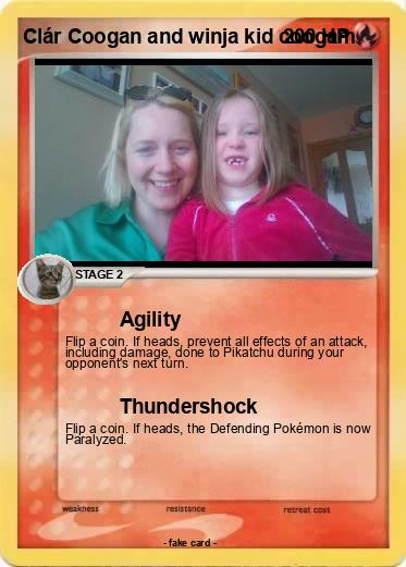 Pokemon Clár Coogan and winja kid coogam