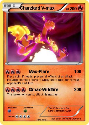 Pokemon Charziard V-max