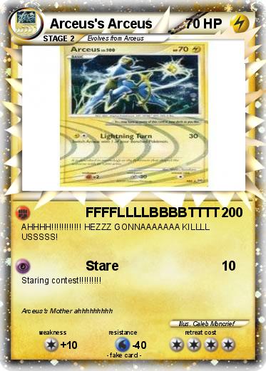 Pokemon Arceus's Arceus
