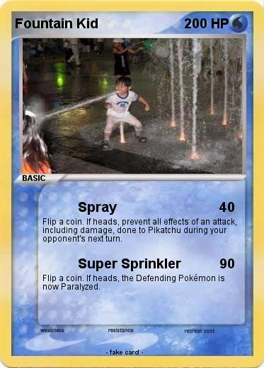 Pokemon Fountain Kid