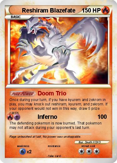 Pokemon Reshiram Blazefate