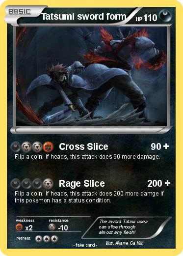 Pokemon Tatsumi sword form